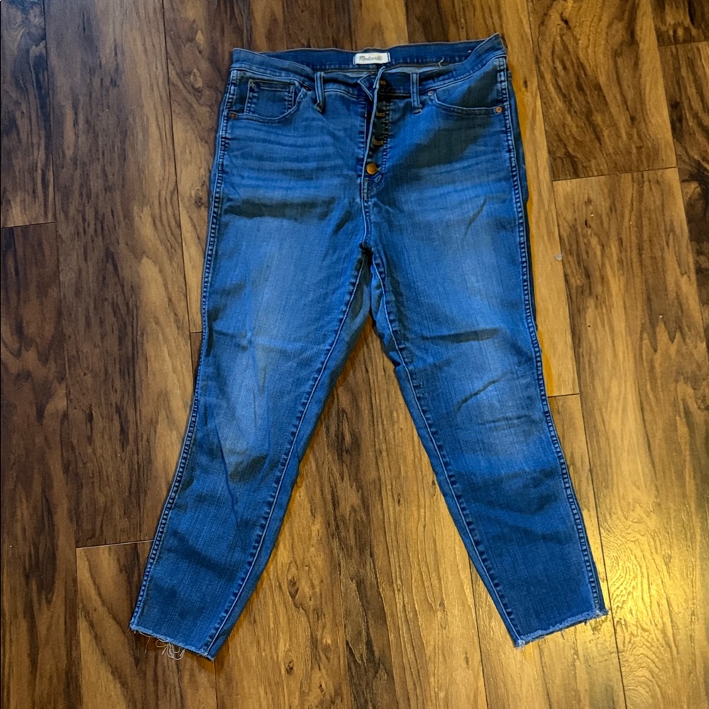 Madewell Blue Ankle Jeans